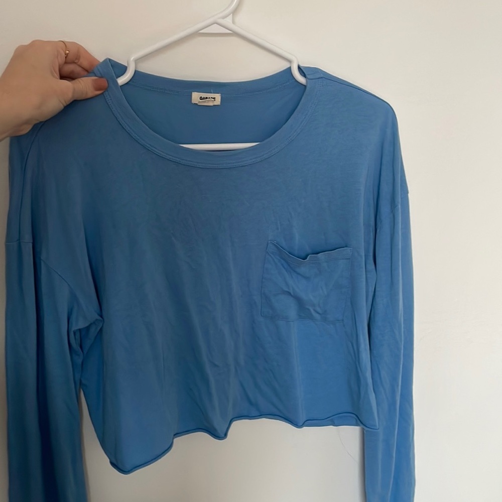 Garage cropped long sleeve tee SM - Picture 1 of 2